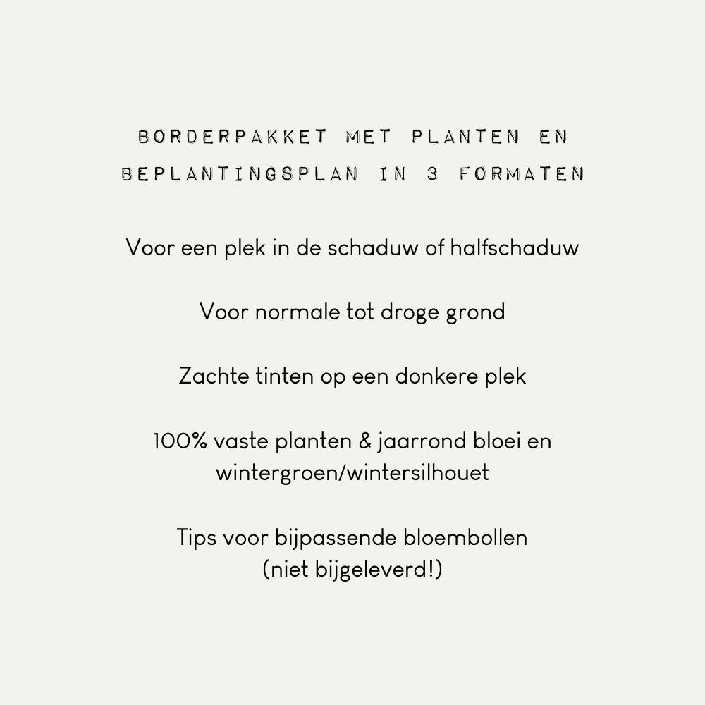 Geveltuin AMBERLEY voor (half)schaduw