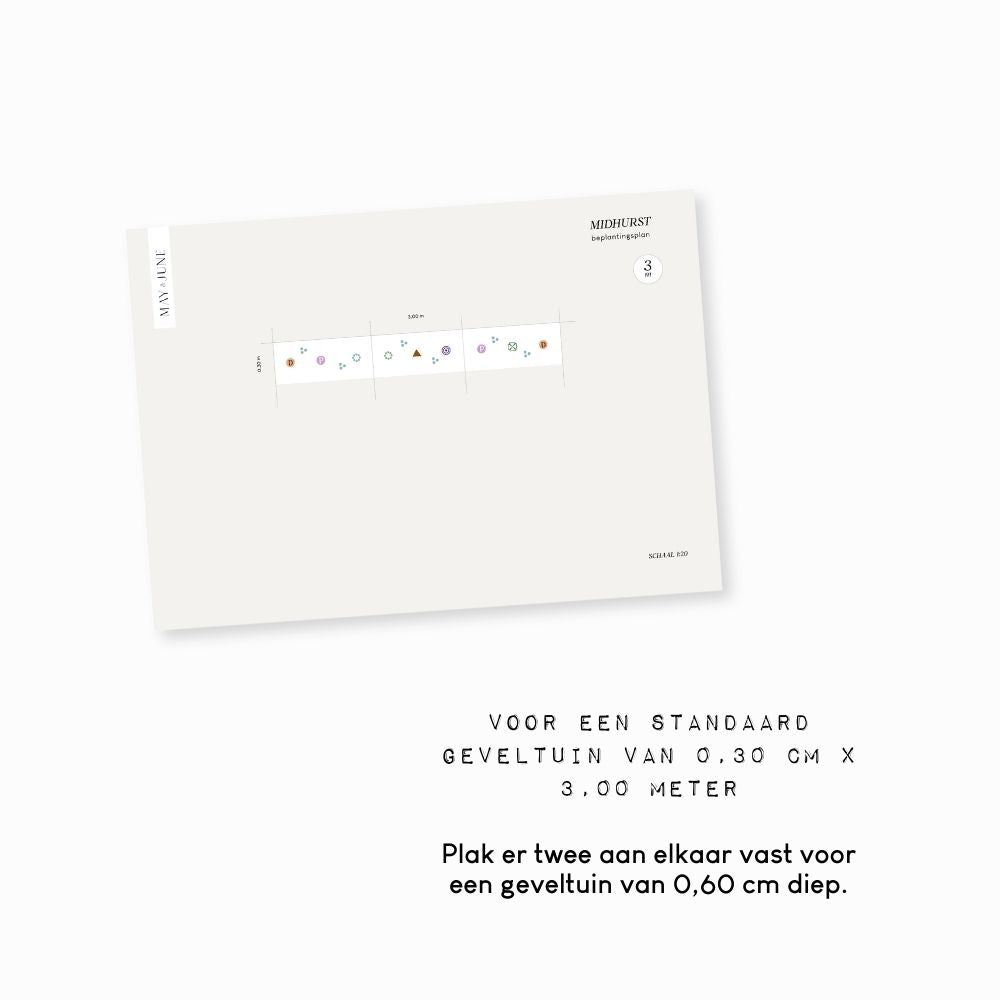 Geveltuin MIDHURST voor (half)schaduw