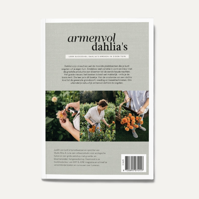 Boek 'Armenvol dahlia's' - Leer succesvol dahlia's kweken