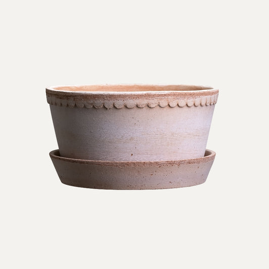 Helena terracotta lage pot