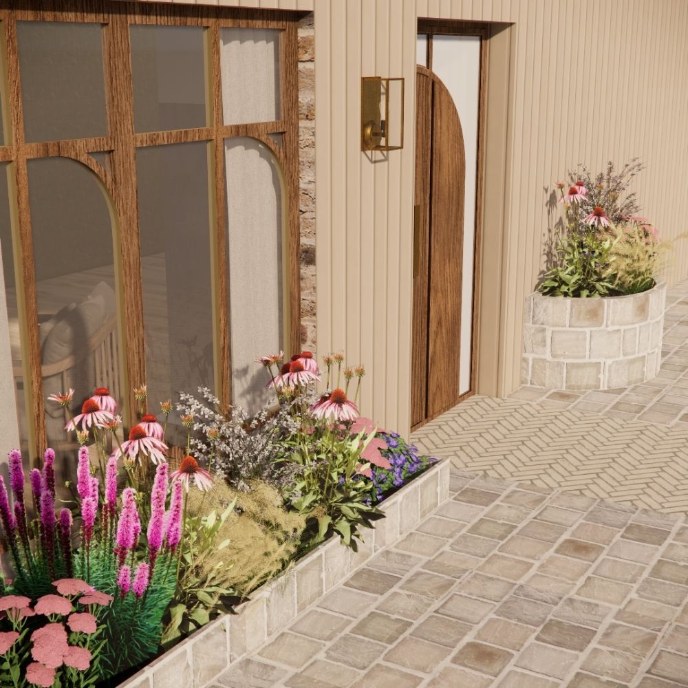 Geveltuin BURFORD voor volle zon