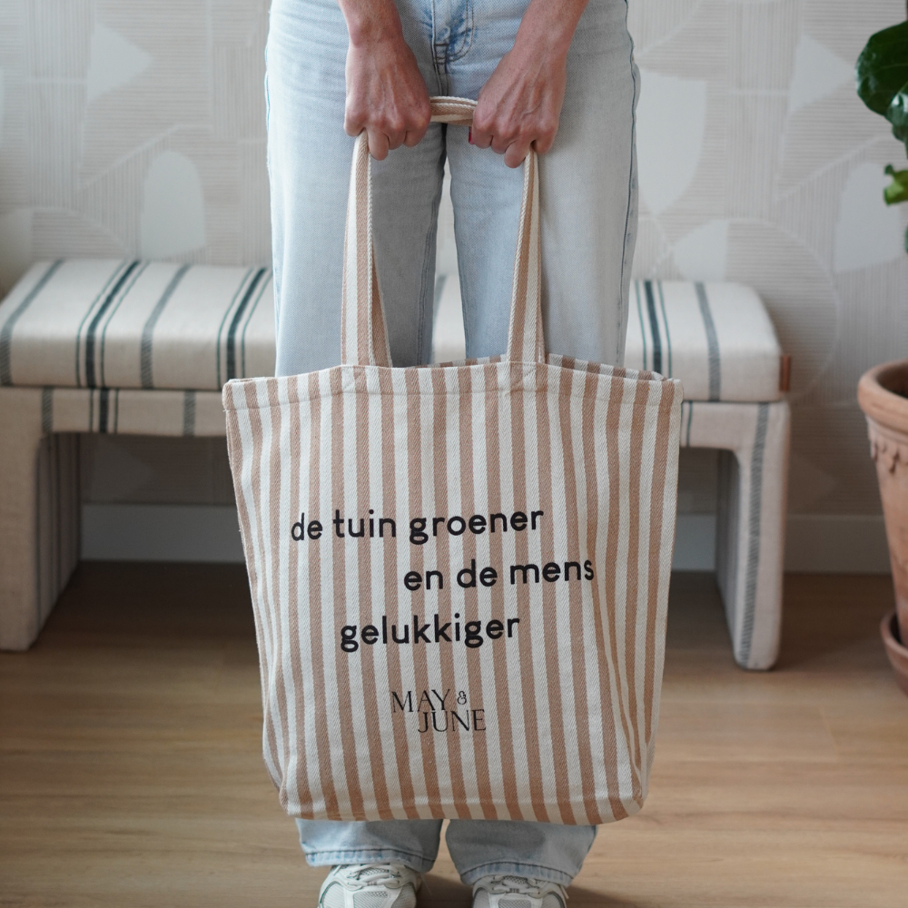 MAY & JUNE katoenen tas