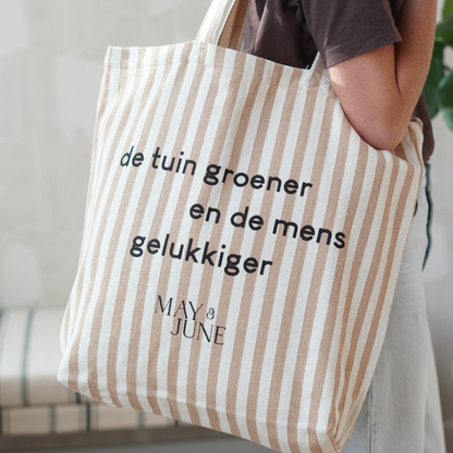 MAY & JUNE katoenen tas