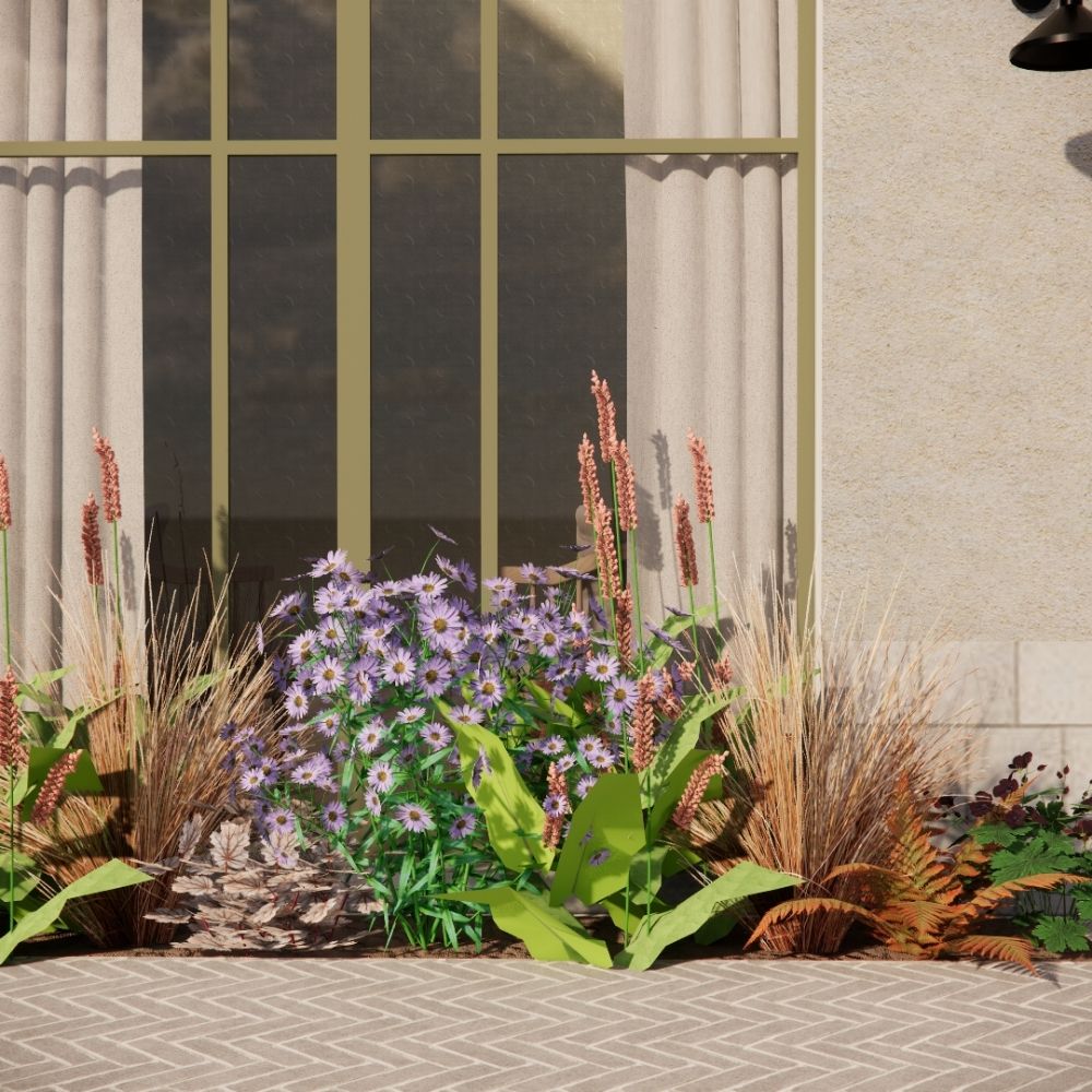 Geveltuin MIDHURST voor (half)schaduw