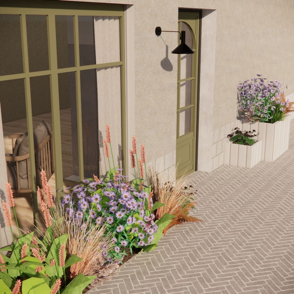 Geveltuin MIDHURST voor (half)schaduw