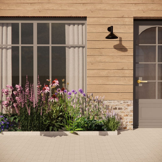 Geveltuin MILLBROOK voor halfschaduw en volle zon
