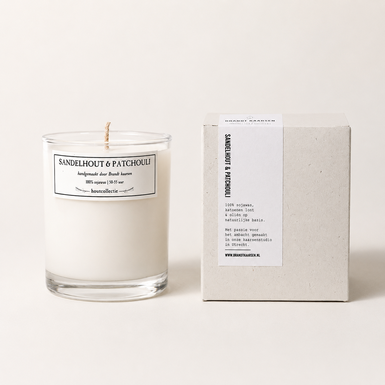 Brandt geurkaars Sandelhout & Patchouli