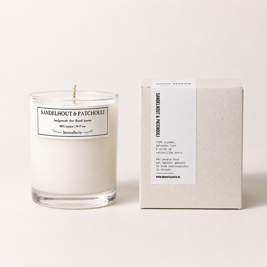 Brandt geurkaars Cederhout & Vanille