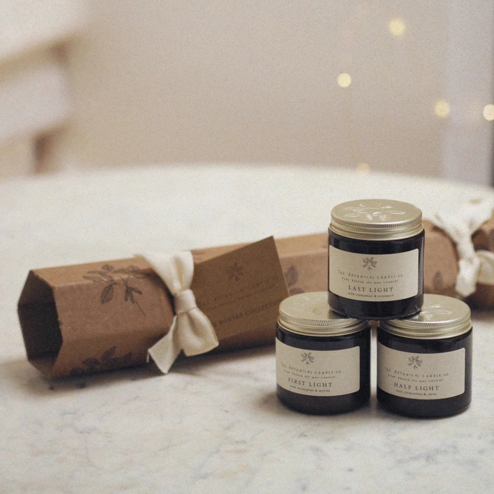 Christmas Cracker met kaarsen van Botanical Candle Co.