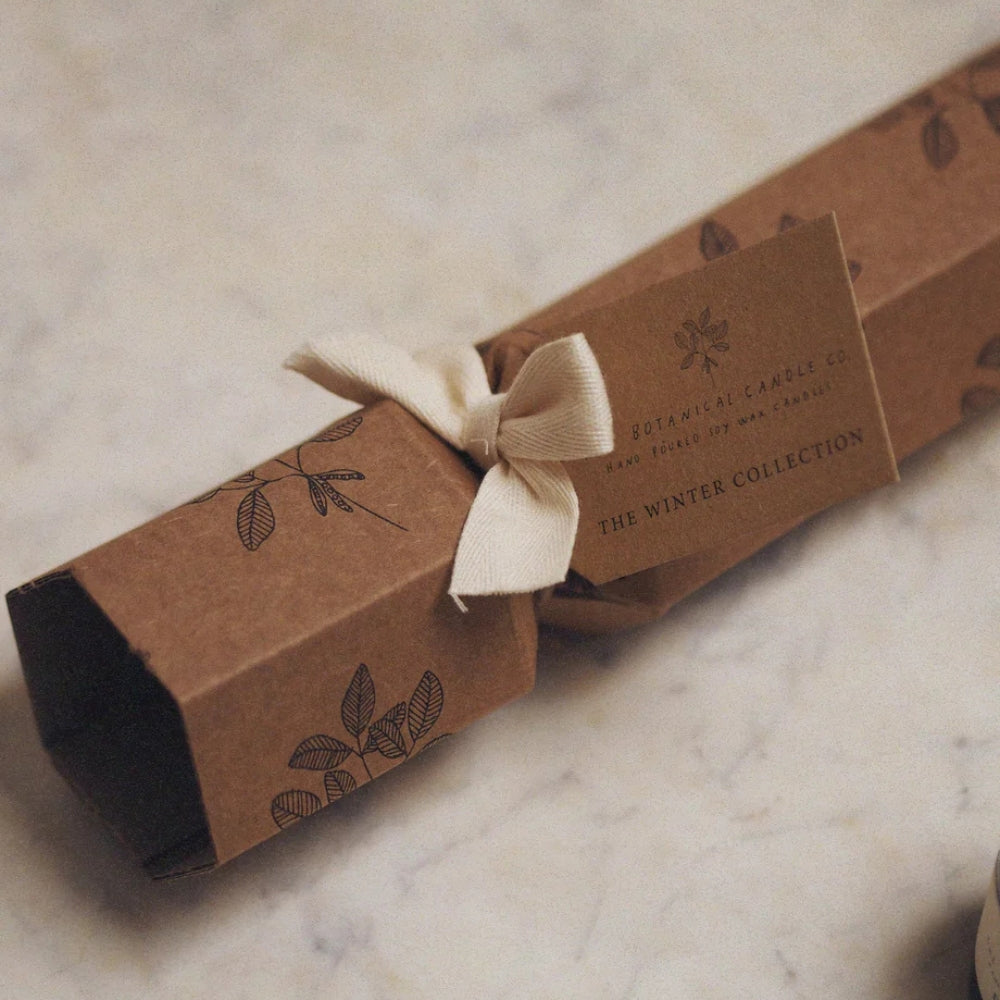 Christmas Cracker met kaarsen van Botanical Candle Co.