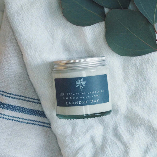 Laundry Day soy candle from Botanical Candle Co.