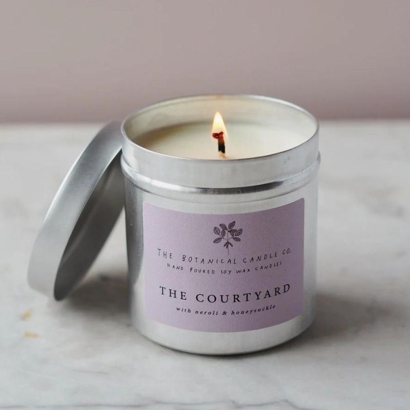 The Courtyard soy candle from Botanical Candle Co.