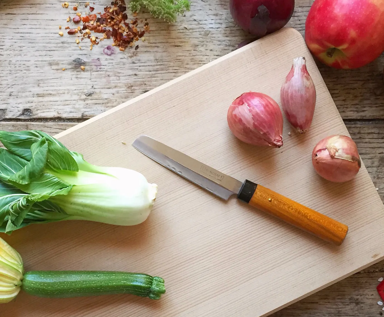 Niwaki garden and kitchen knife