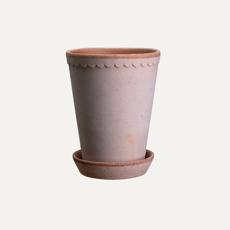 Helena terracotta tall pot