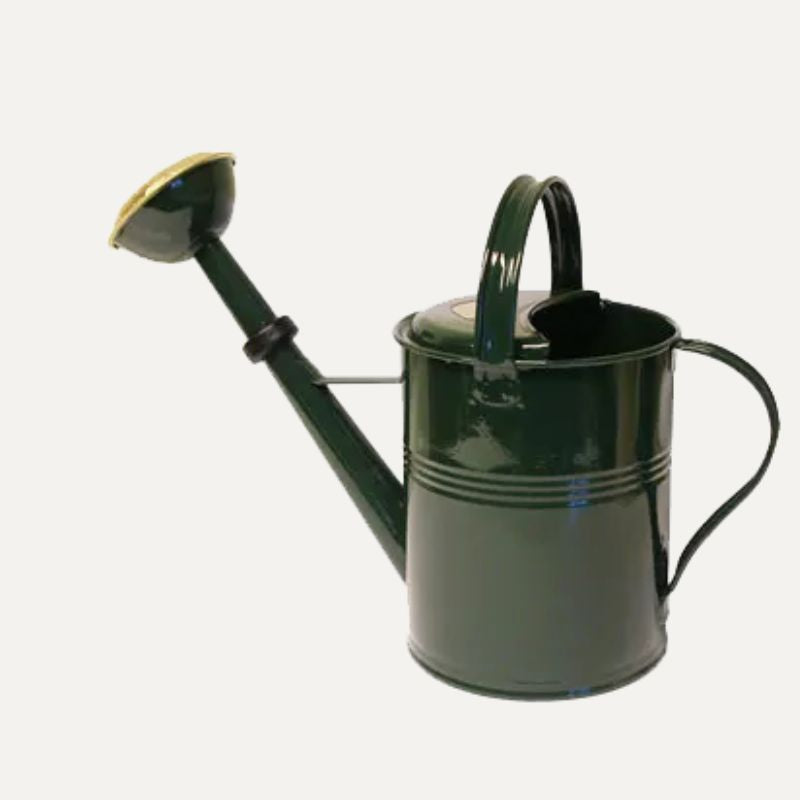 Watering can metal round 5L (green)