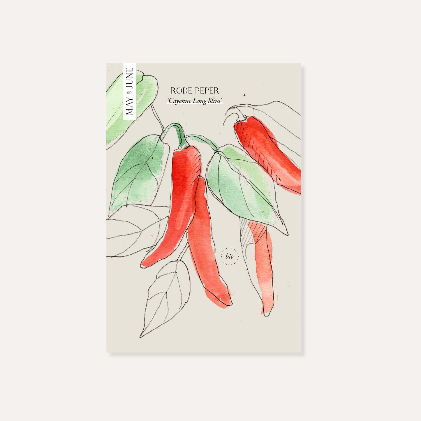 Red pepper 'Cayenne Long Slim' BIO